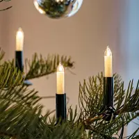 Hellum Lichterkette Weihnachtsbaum innen 10 teilig, Germany, Kleinschaftkerzen, Glühfaden 831054