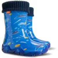 Demar Kinder STORMER LUX Jungen Mädchen Thermostiefel Gummistiefel gefüttert Größe: 32/33, Herstellerfarbe: Kosmos