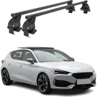 Menabo Dachträger Grundtäger für Cupra Leon IV 2020-2023 Pre-FL Schwarz Stahl 2x