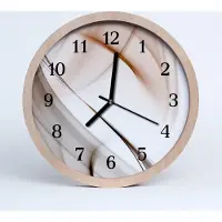 Tulup Holzuhr 30fi cm wanduhr - Abstrakte Kunst