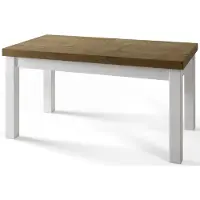 Alpi Möbel Rechteckiger Esstisch Ausziehbar, Moderner Wohnzimmertisch 170–250 cm, Tisch mit Holzbeinen stabile Konstruktion, Lefkas, Kollektion Classico
