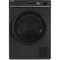 Sharp KD-PRO8S7GBC-DE Wärmepumpentrockner 8kg Schwarz Zwei-Wege-Schleudern