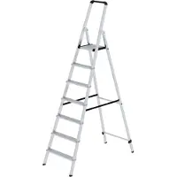Proregal ML Stufen-Stehleiter einseitig begehbar 7 Stufen