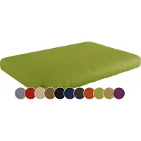 Sunnypillow Palettenkissen für Gartenmöbel - Sitzkissen 120x80x15 cm - Palettenauflage für Palettensofa für Haus und Garten - Palettenpolster, Sitzpolster für Palettenmöbel - Kissen Grün