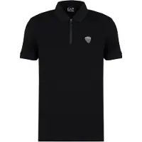 Emporio Armani für Herren. 8NPF13_PJRGZ Premium-Poloshirt schwarz (XXL), Lässig, Polyamid, Kurzarm