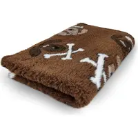 Vetbed Vet Bed Hundebett mit Latexrücken Crossbones braun 150 x 100 cm
