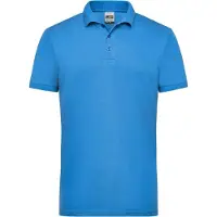 James & nicholson Pflegeleichtes und strapazierfähiges Polo aqua, Gr. M