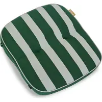 Kettler Herlag Hockerauflage Tilly 55x50x7cm Blockstreifen Grün-Gestreift Fleckschutz