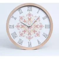 Tulup Holzuhr 30fi cm wanduhr - weiße Spitzen - Verzierungen