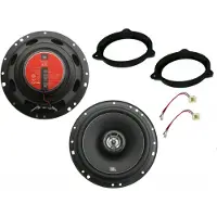 DSX JBL Einbauset für Nissan Mikra K13 Bj 11-17 Tür vorne 350 Watt