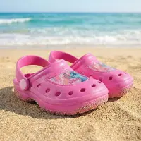 Disney Lilo und Stitch Kinder Mädchen Clogs Badeschuhe Gr. 22-33 – Rosa / 27