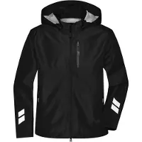 James & nicholson Hardshell Workwear Jacket black/black, Gr. XL