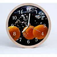 Tulup Holzuhr 20fi cm wanduhr - Orangen Obst