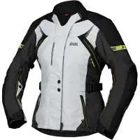 IXS Damen Jacke Tour Liz-ST grau-schwarz-gelb D3XL