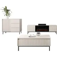 Mirjan 24 Wohnzimmer-Set Ozmi IV, Wohnzimmer vom Hersteller (Farbe: Cashmere)