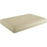 Sunnypillow Palettenkissen mit abnehmbarem Bezug Sitzkissen 120x80x15cm Cremefarben