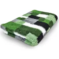 Vetbed Vet Bed Hundebett mit Antirutschbeschichtung Patchwork grün