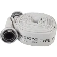 Bradas Agora-Tec Bauschlauch / Feuerwehrschlauch / Industrieschlauch C-Schlauch (52mm) 15 Meter 10 bar SUPERLINE