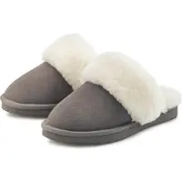 Vivance Pantolette Pantoffeln, Clogs, Schlappen, Hausschuh, grau Größe 36