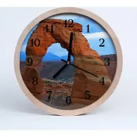 Tulup Holzuhr 20fi cm wanduhr - Grand Canyon Landschaft