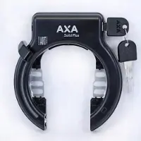 Axa Solid Black Fahrradschloss | Stufe 7 | Schwarzes Fahrradschloss