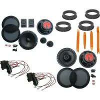 DSX JBL Lautsprecher für VW Scirocco Baujahr 08-17 Tür vorn hinten Bügel 510 W