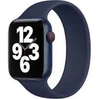 Apple Silikon Solo Loop für Watch | 44/45/46/49 mm - Größe 12 - Deep Navy