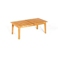 SonnenPartner Cheyenne Lounge-Tisch Gartentisch Holztisch Teakholz Braun