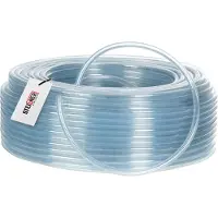 STEIGNER Benzinschlauch Wasserschlauch PVC Schlauch Transparent, Durchmesser: 12-16 mm, Länge: 15 m, SBS-19-15