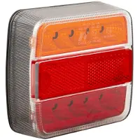 Trailergear Trailerarer Trailereck Heckleuchte 10 x 10 cm. LED
