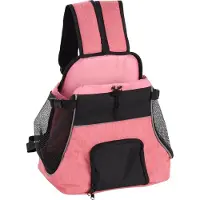 Flamingo Hundetasche - Bauchtrage Xanty Rosa – 29x23x38cm – Polyester – Öffnung mit Korde