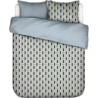 Essenza Bettwäsche-Garnitur Satin Ilori Farbe Pearl grey Größe 135x200+80x80