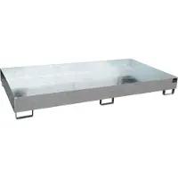 Bauer Regalwanne Typ RW/RW 2700-2, ohne Gitterrostm, verzinkt