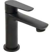 Siko SAT Mood Einhebel-Waschtischarmatur Wasserhahn 14 cm, Schwarz matt