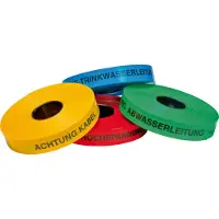 Kelmaplast Trassenwarnband Rollenbreite 40mm Aufdruck Achtung Starkstromkabel 250m - 1001500400250010000000000,00