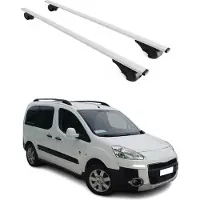 Omac Dachträger Grundtäger für Peugeot Partner Tepee 2008-2018 75kg Metall Silber 2x