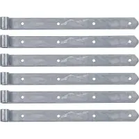 Alberts 835941 Ladenband, gerade, Abschluss abgerundet, galvanisch blau verzinkt, Rolle Ø16 mm, Größe 700 x 35 mm, 6er Set
