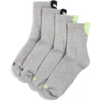 Puma Socken - 2er-Pack - Heart Logo Crew - Grey Melange - - 35/38 - Socken