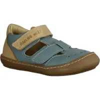 Däumling 070411M-55 Sandale, Jungs, Leder, Porto Mint, Lauflernschuh, Babyschuhe - Kinderschuhe Lauflernschuhe Gr. 18 - 26, Grün, leder