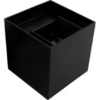 McShine LED-Wandleuchte LW-107 IP54 300lm 6W 3000K warmweiß schwarz
