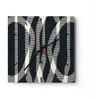 ARTTOR Wanduhr - Quadrat - Glasuhr - Abstraktion künstlerisch kreativ - 30x30cm - Schleichendes Uhrwerk - Lautlos - zum Aufhängen bereit - Dekoration Modern - Wanddekoration aus Glas - C3AC30x30-4943