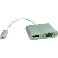 Roline Display Adapter USB Typ C - VGA + HDMI