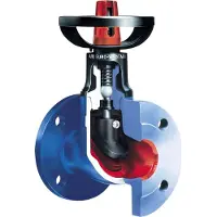 ARI Euro-Wedi Flanschen-Absperrventil 100700040-10 DN 40, PN 6 bis 120 GradC, wartungsfrei