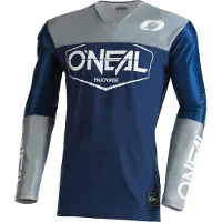 O'Neal Oneal Mayhem Hexx V.22 Motocross Jersey, grau/blau, S