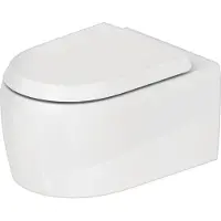 Duravit Qatego Wand-WC, Tiefspüler, 385x570x360mm, Abgang: waagerecht, rimless, 2556090000