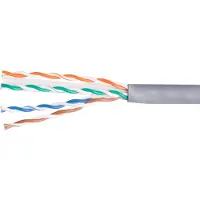 Equip Cat.6 U/UTP Installationskabel, LSZH, massiver Kupfer, 100m, 100 m, Cat6, U/UTP (UTP), Grau