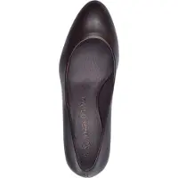 Marco Tozzi Damen Pumps klassisch elegant mit Blockabsatz 2-22435-43, Größe:41 EU, Farbe:Braun
