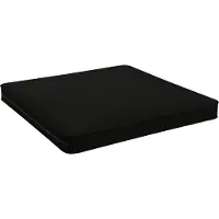 Pokar Loungekissen Sitzauflagen Sitzkissen Sitzpolster, Farbe:Schwarz, Size:Sitzkissen 70x70