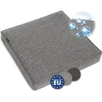 Bomoe LOUNGEKISSEN Ilano Outdoor Sitz 60/60/8 cm Hellgrau