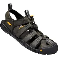 Keen Clearwater Leather CNX, Männlich, Erwachsener, Schwarz, Einfarbig, 4 mm, Gummi